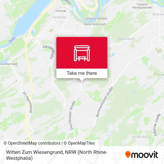 Карта Witten Zum Wiesengrund