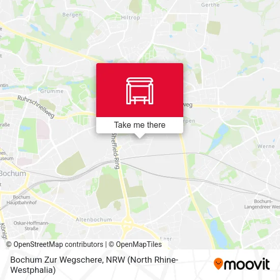 Карта Bochum Zur Wegschere