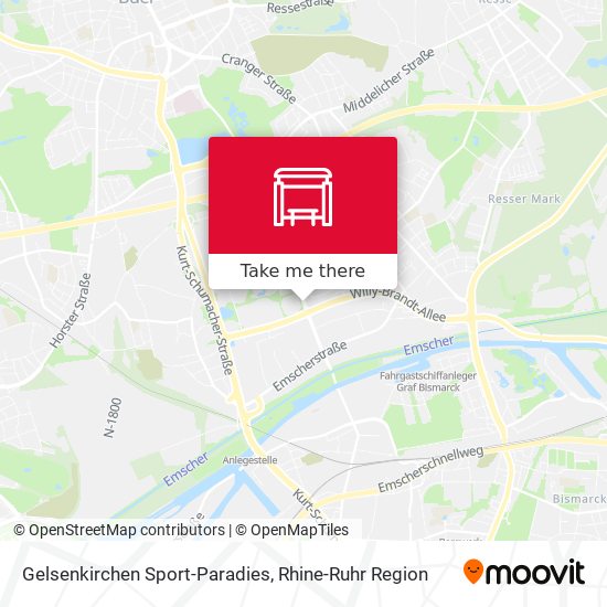 Gelsenkirchen Sport-Paradies map