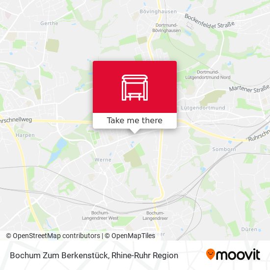Bochum Zum Berkenstück map