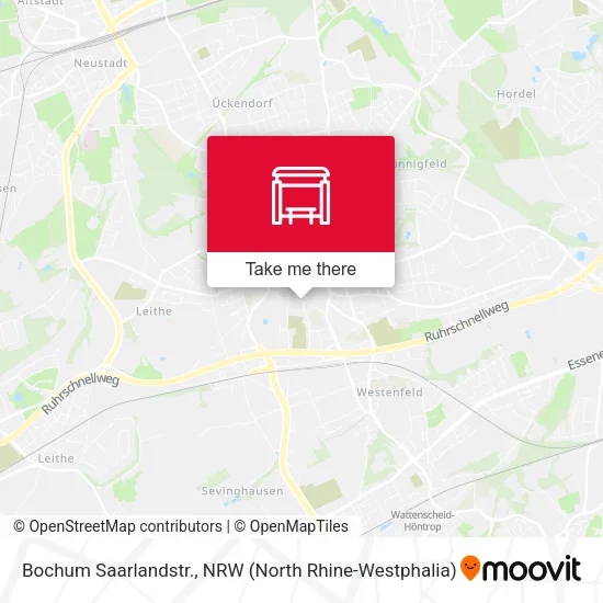 Карта Bochum Saarlandstr.