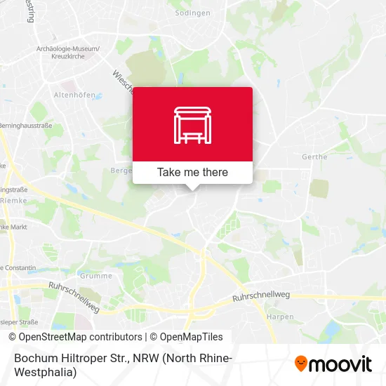 Карта Bochum Hiltroper Str.