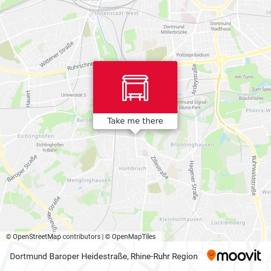 Dortmund Baroper Heidestraße map