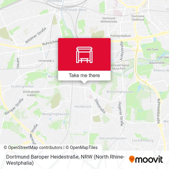 Dortmund Baroper Heidestraße map