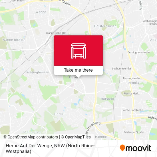 Карта Herne Auf Der Wenge