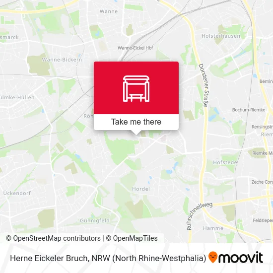 Herne Eickeler Bruch map