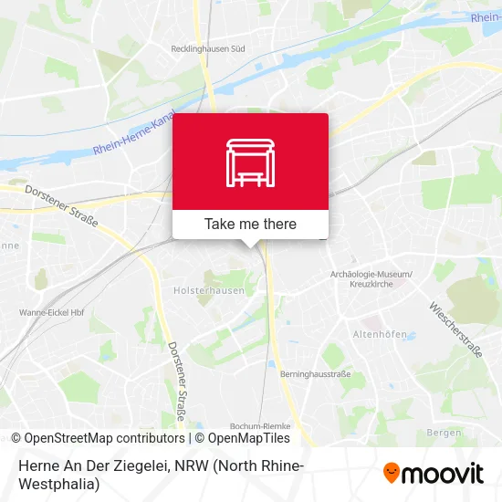 Карта Herne An Der Ziegelei