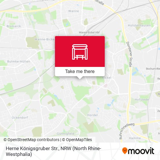 Herne Königsgruber Str. map