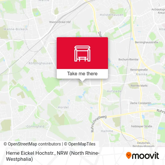 Карта Herne Eickel Hochstr.