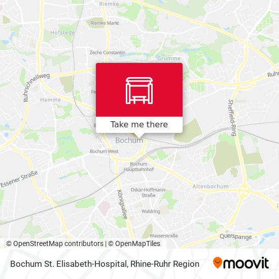 Bochum St. Elisabeth-Hospital map