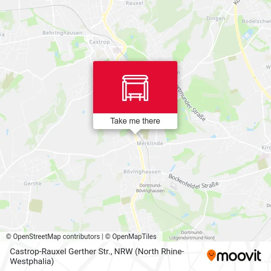 Карта Castrop-Rauxel Gerther Str.
