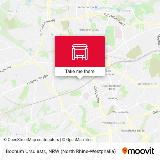 Bochum Ursulastr. map