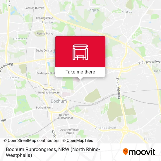 Карта Bochum Ruhrcongress