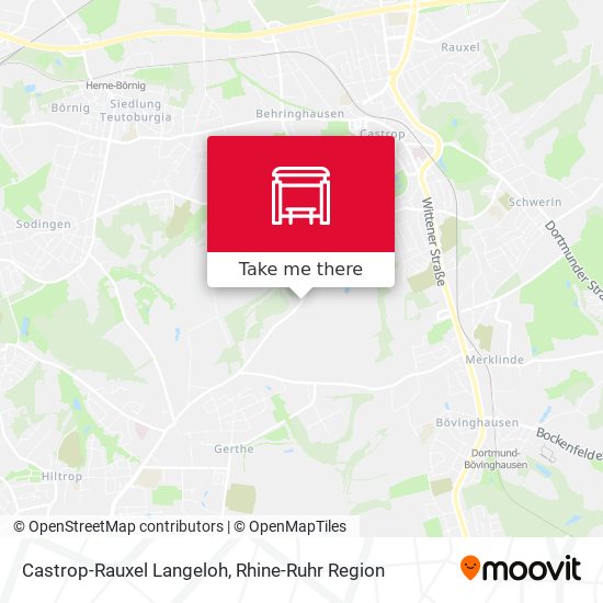 Castrop-Rauxel Langeloh map