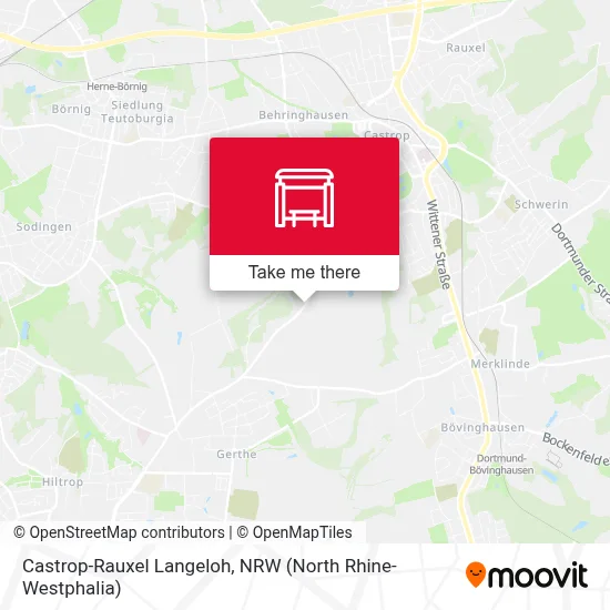 Castrop-Rauxel Langeloh map