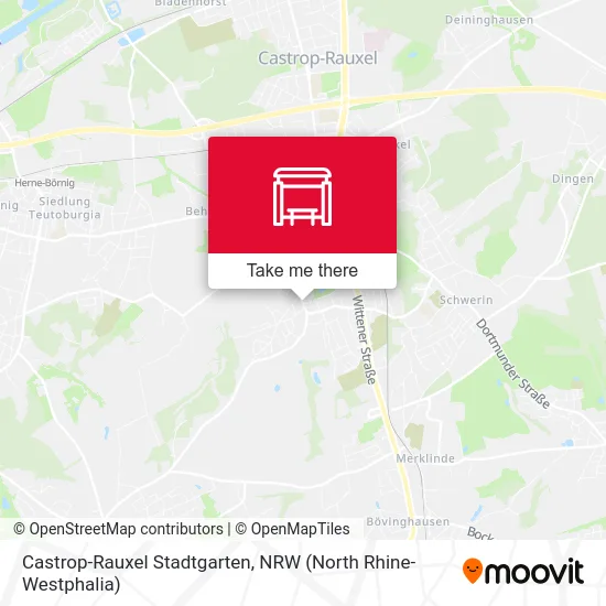 Castrop-Rauxel Stadtgarten map