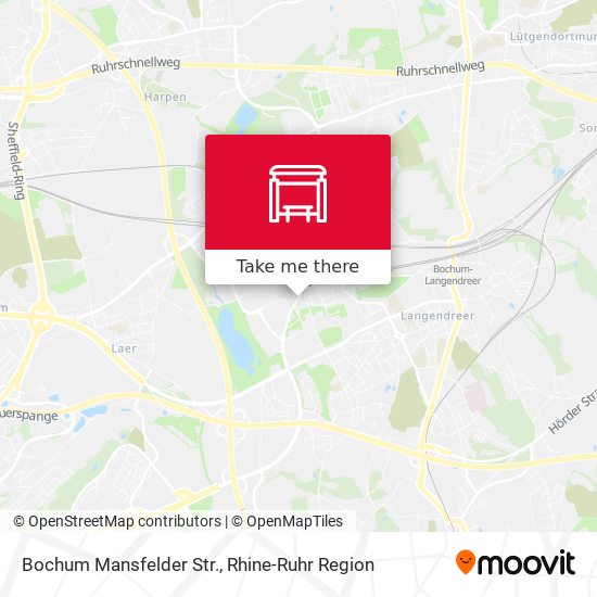 Bochum Mansfelder Str. map