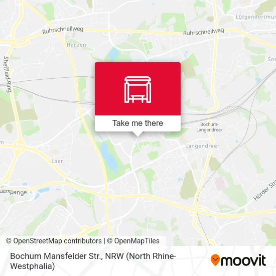 Карта Bochum Mansfelder Str.