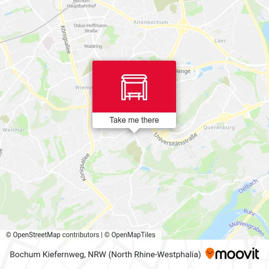 Bochum Kiefernweg map
