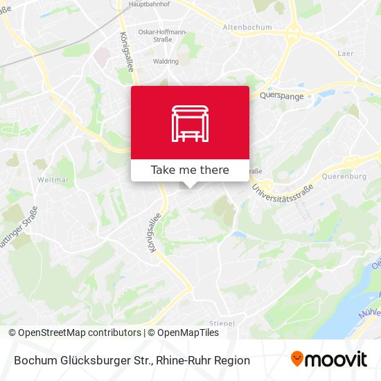 Bochum Glücksburger Str. map