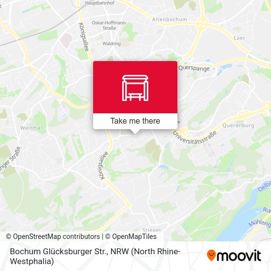 Карта Bochum Glücksburger Str.