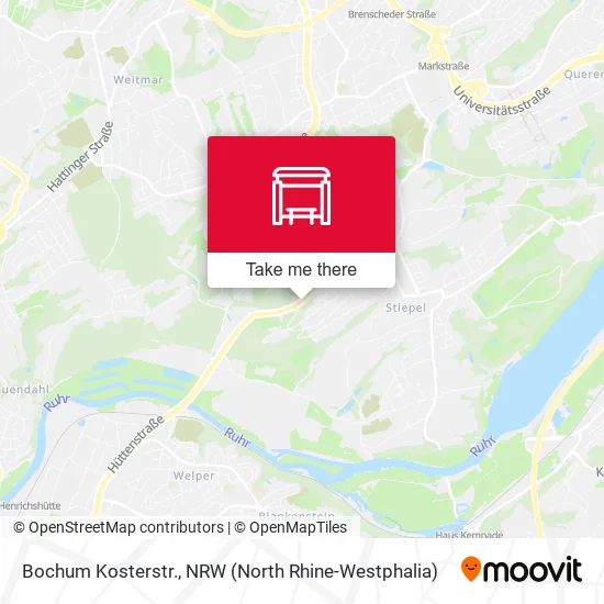 Карта Bochum Kosterstr.