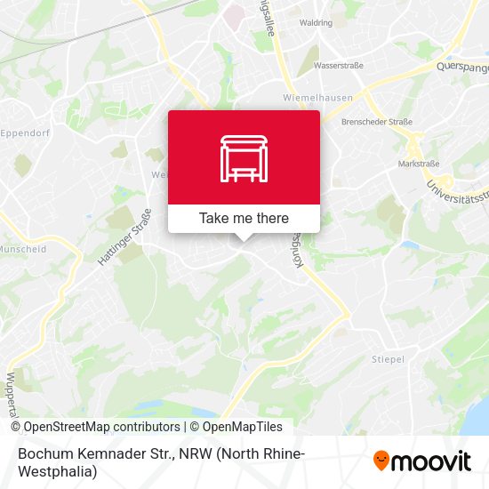 Карта Bochum Kemnader Str.