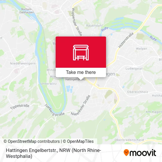 Карта Hattingen Engelbertstr.