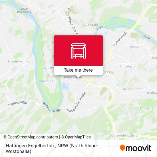 Карта Hattingen Engelbertstr.