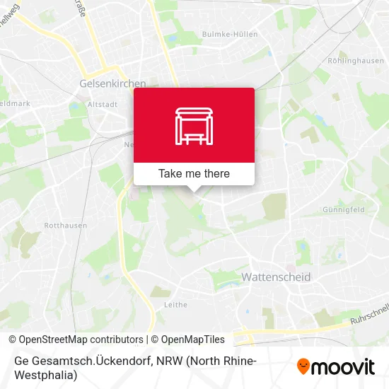 Карта Ge Gesamtsch.Ückendorf