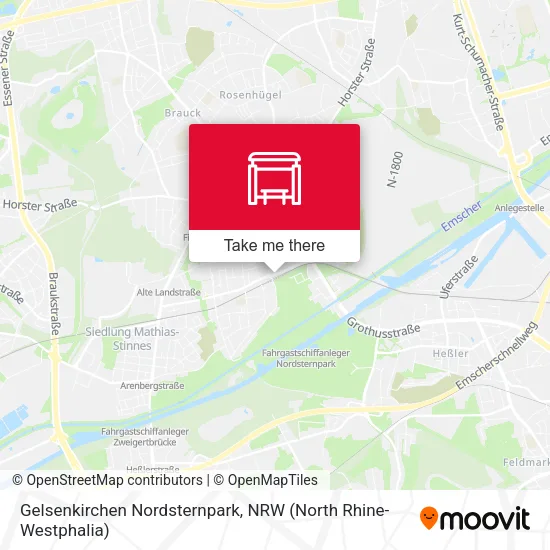 Карта Gelsenkirchen Nordsternpark