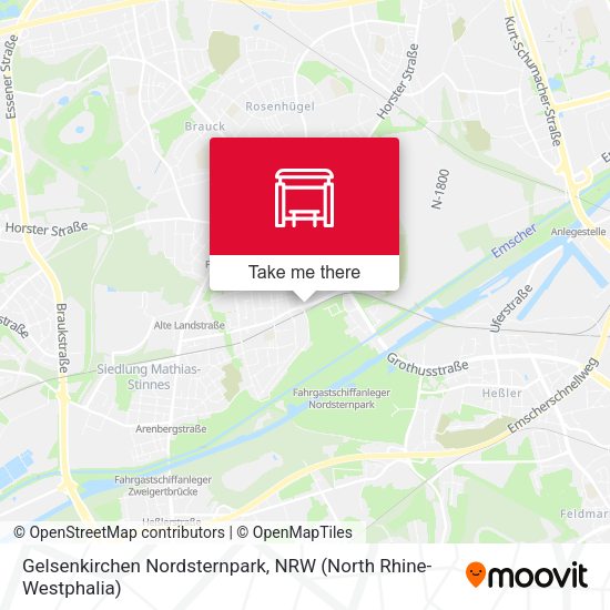 Gelsenkirchen Nordsternpark map