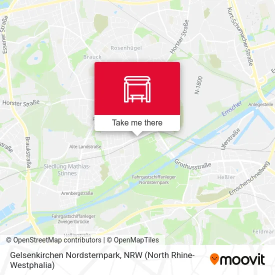 Карта Gelsenkirchen Nordsternpark