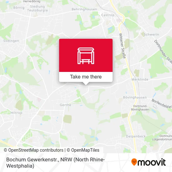 Карта Bochum Gewerkenstr.