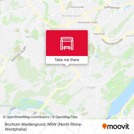 Карта Bochum Weidengrund