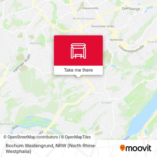 Карта Bochum Weidengrund