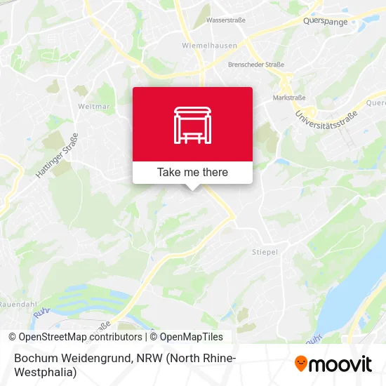 Карта Bochum Weidengrund