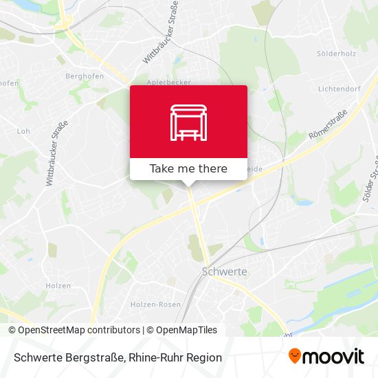 Schwerte Bergstraße map