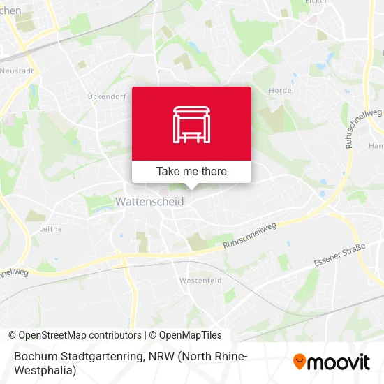 Карта Bochum Stadtgartenring