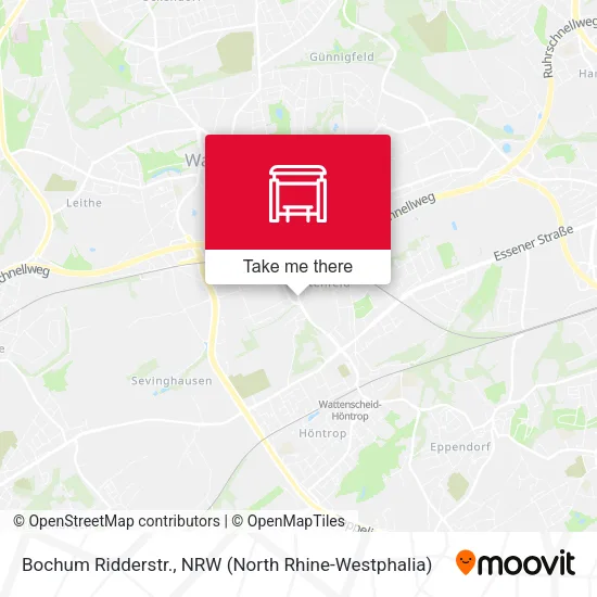 Карта Bochum Ridderstr.