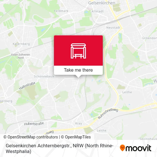 Карта Gelsenkirchen Achternbergstr.