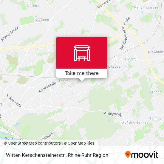 Witten Kerschensteinerstr. map