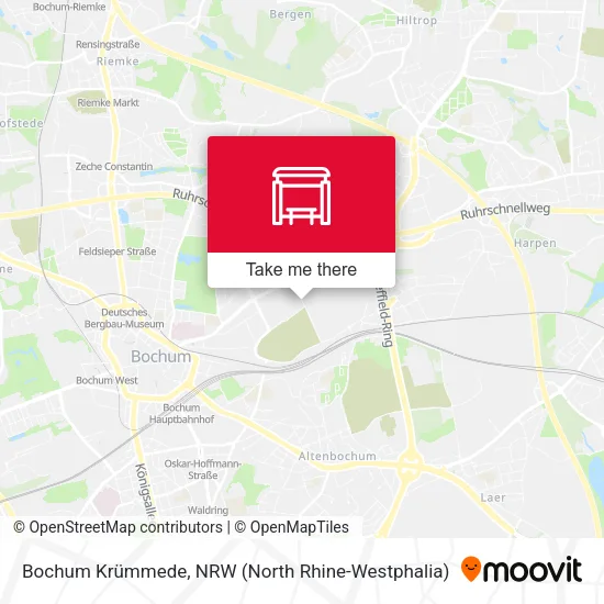 Карта Bochum Krümmede