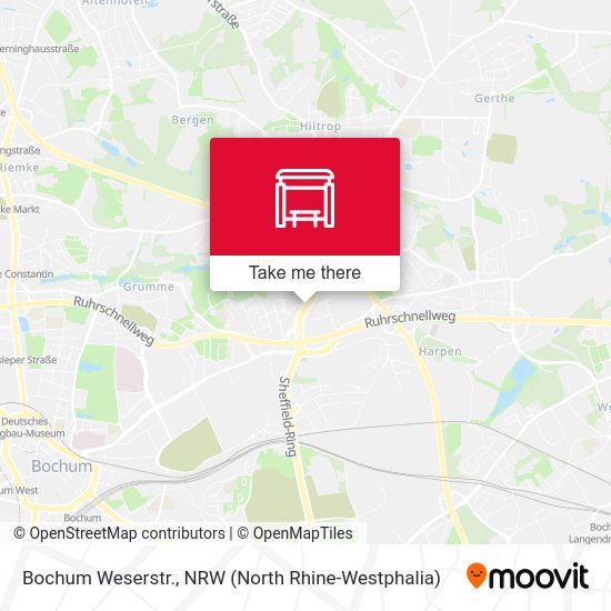 Карта Bochum Weserstr.