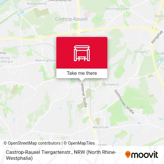 Карта Castrop-Rauxel Tiergartenstr.