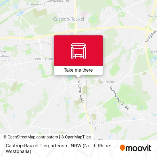 Карта Castrop-Rauxel Tiergartenstr.