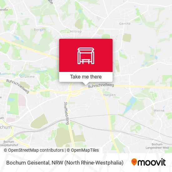 Карта Bochum Geisental