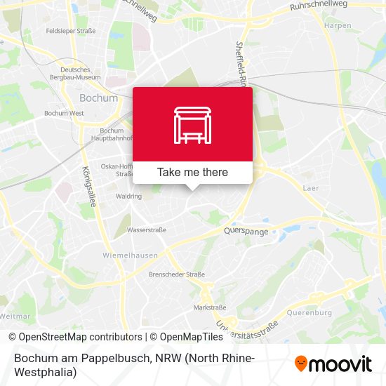 Карта Bochum am Pappelbusch