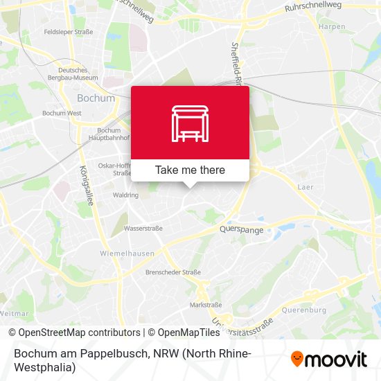 Карта Bochum am Pappelbusch