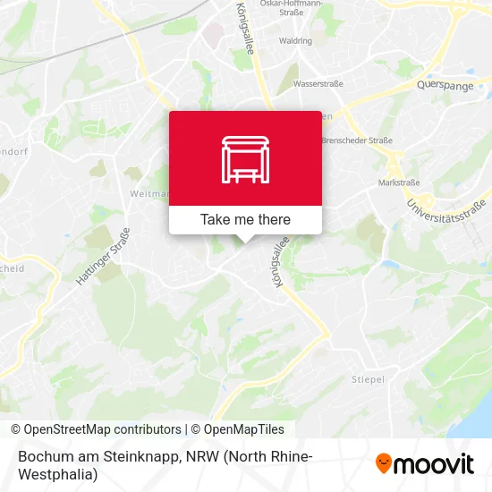 Карта Bochum am Steinknapp